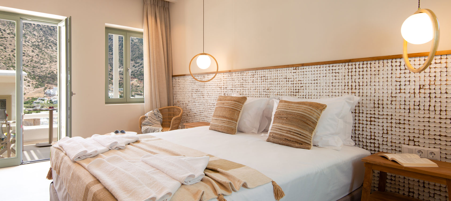 Chambres doubles chez Sunlight Superior hospitality à Sifnos