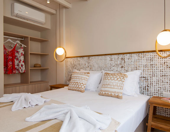 Sunlight superior hospitality à Sifnos - Chambre avec lit king size